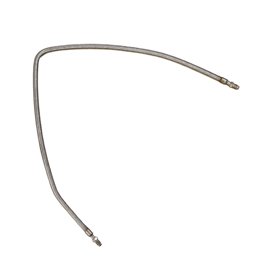 Wąż nierdzewny antywibracyjny 1/4" 900 mm gwint zewnętrzny - Società Aspex (AS14-900)