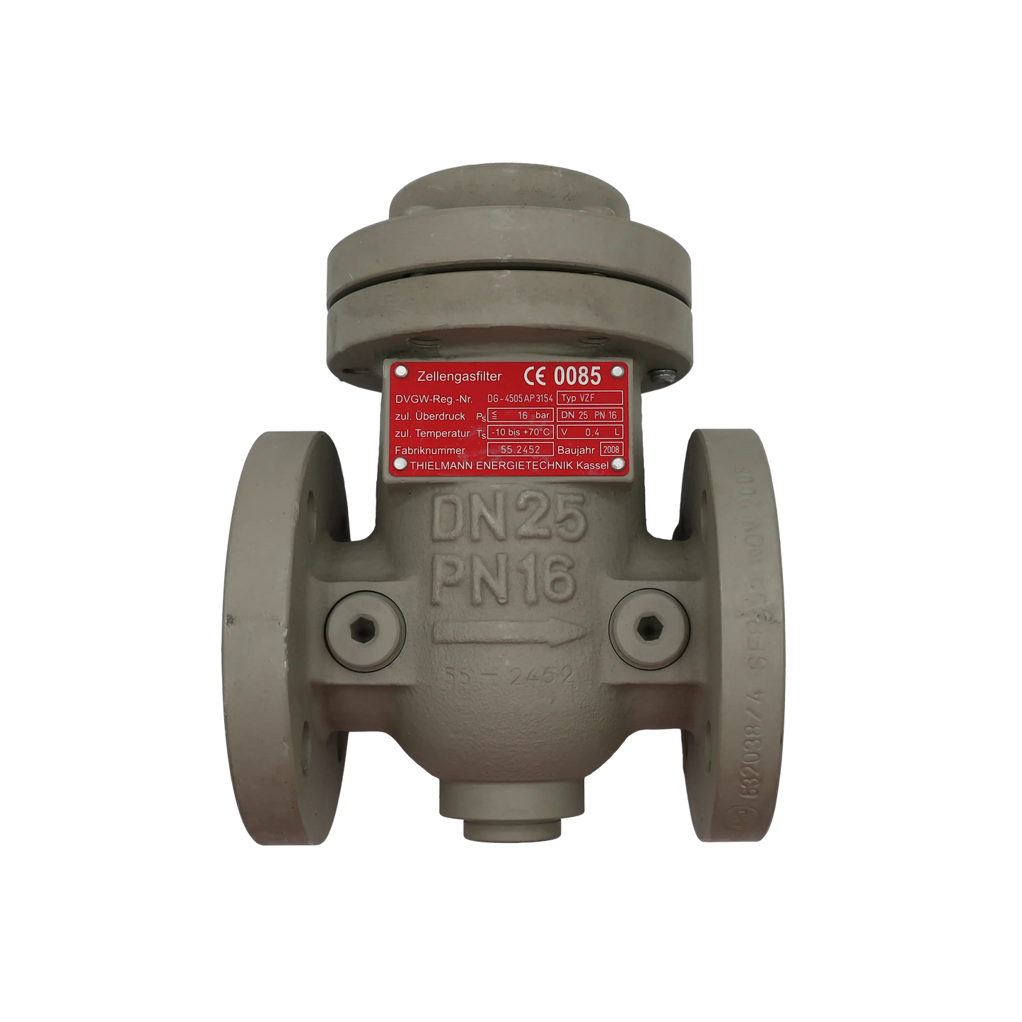 Porta filtro gas precamere DN25 PN16 - Innio Jenbacher (315883)