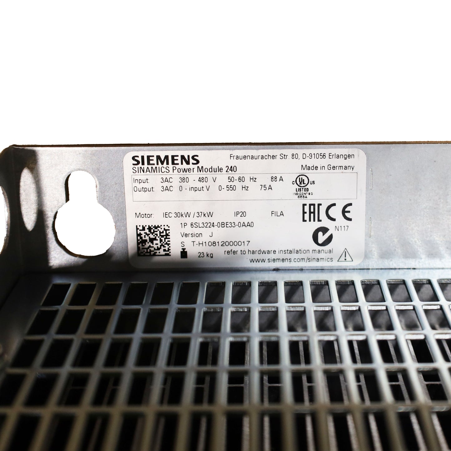 Power module (6SL3224-0BE33-0AA0)