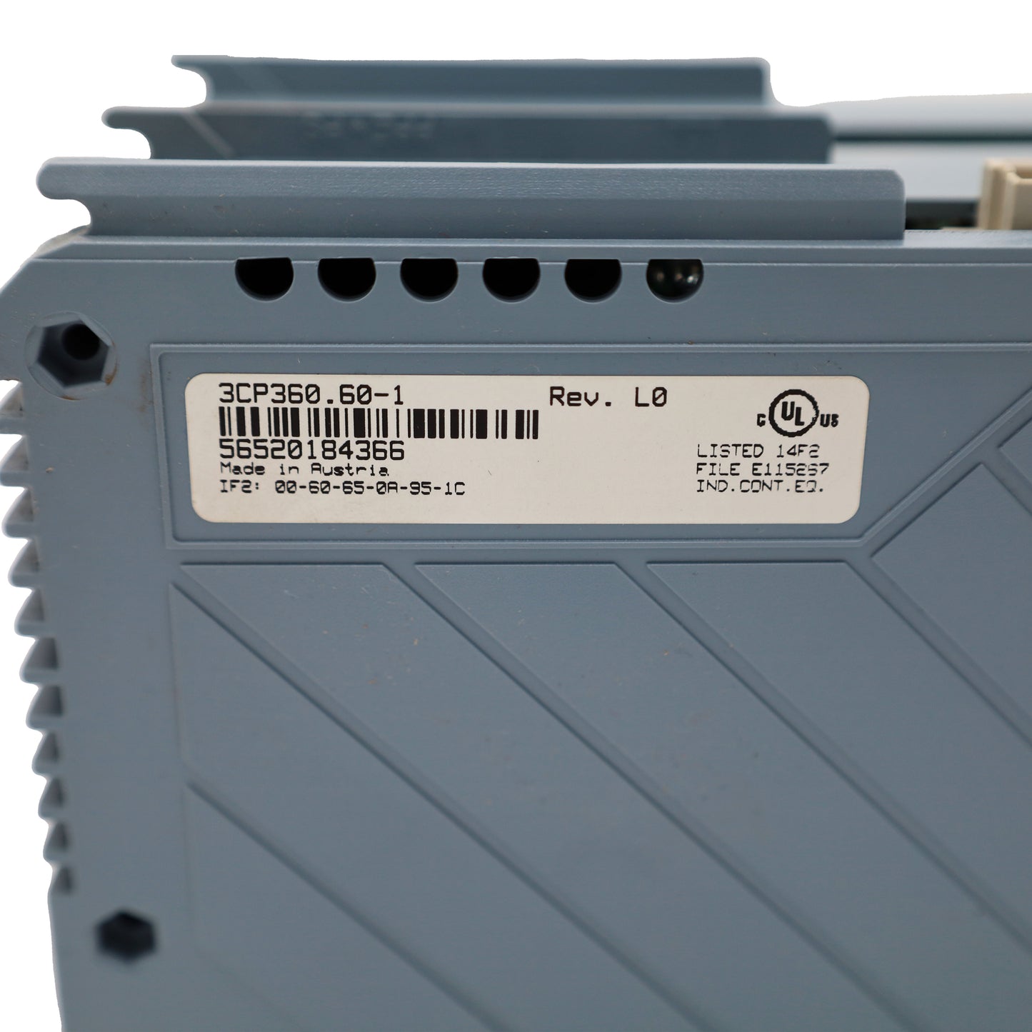 Programmable Logic Controller 32 MB DRAM (3CP360601)