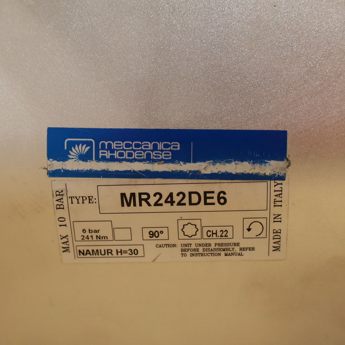 Modulating pneumatic actuator (MR242DE6M)