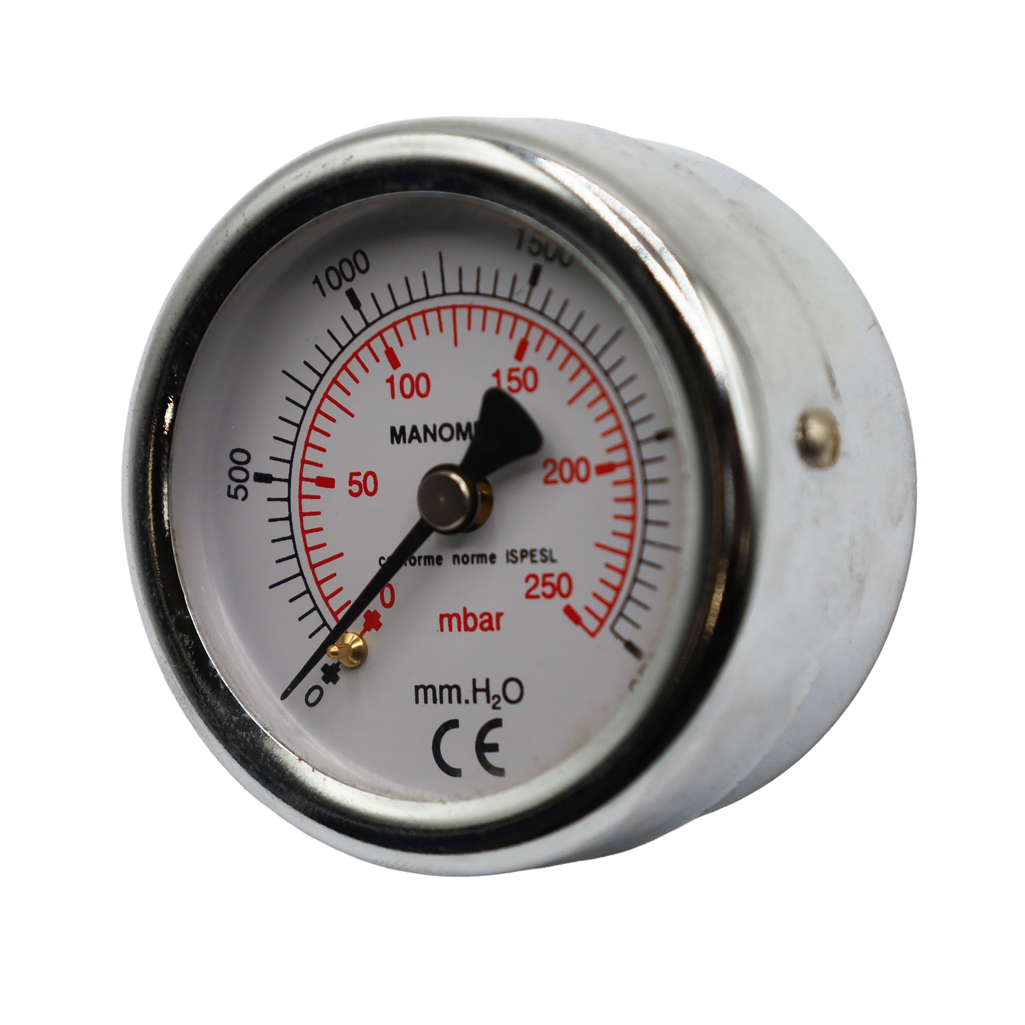 Manometro 1/4" G D63 0…250 mbar - Termaf (MAN02501-4PD63)