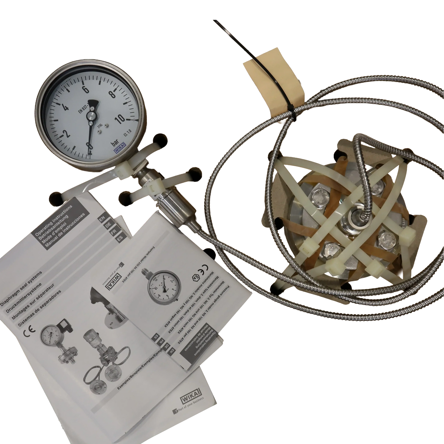 Radialmanometer DN100 Bereich 0/10bar - Wika Italia (57355314)