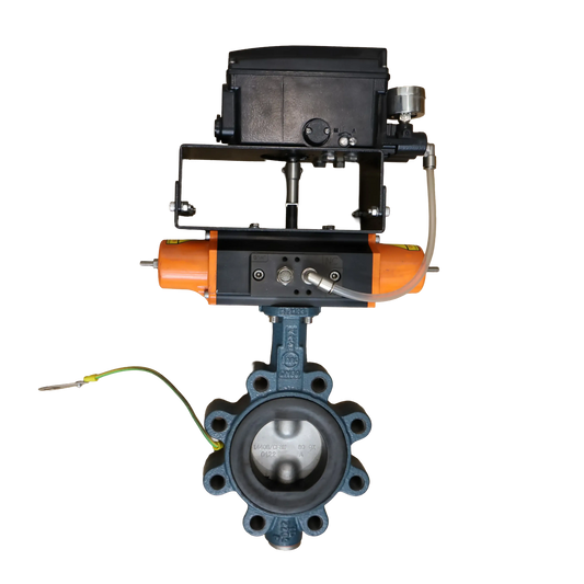 Vanne papillon avec actionneur Z0 LUG Z 014-A DN80 PN10/16 - Ebro Valvole (10131680)