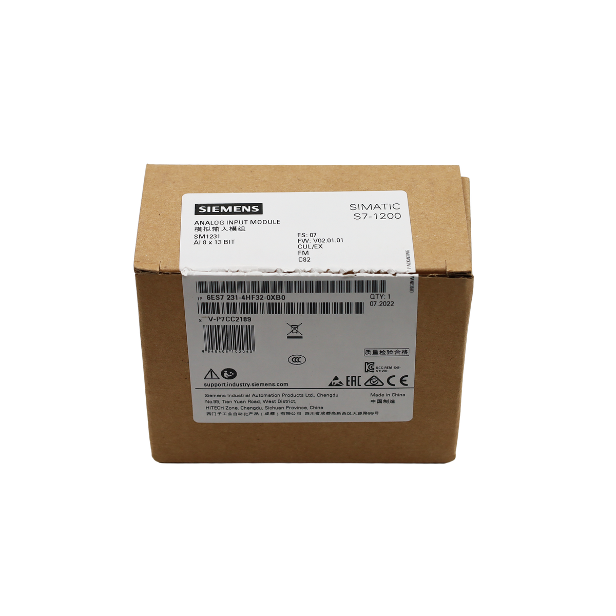 Modulo periferico S7-1200 8 AI 4-20 mA e ±10 V - Siemens Italia (6ES7231-4HF32-0XB0)