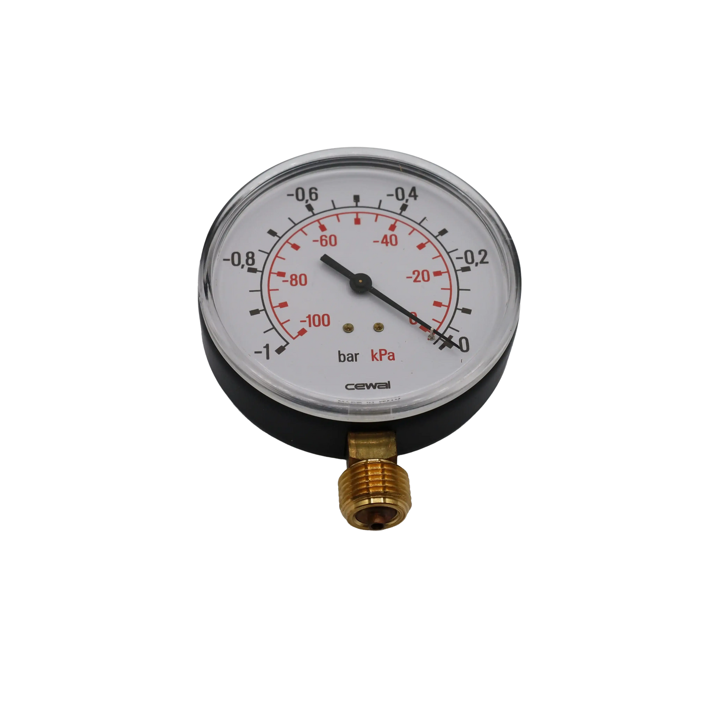 Manomètre ø100 1/2'rad 500+500mbar sec. - Fluidmec s.p.a.
