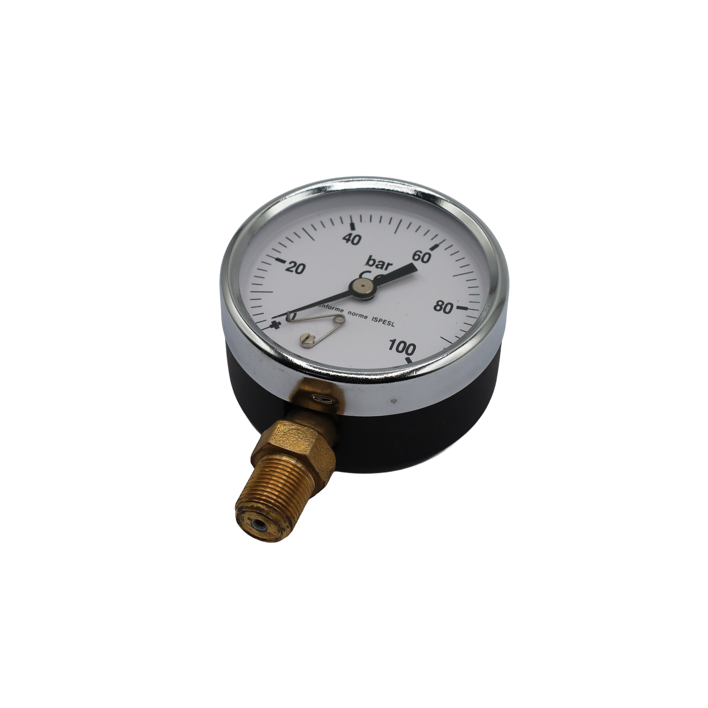 Manómetro Ø80 mm conexión 3/8” radial, escala 0…100 mbar - Termaf (150-030-010-00006)