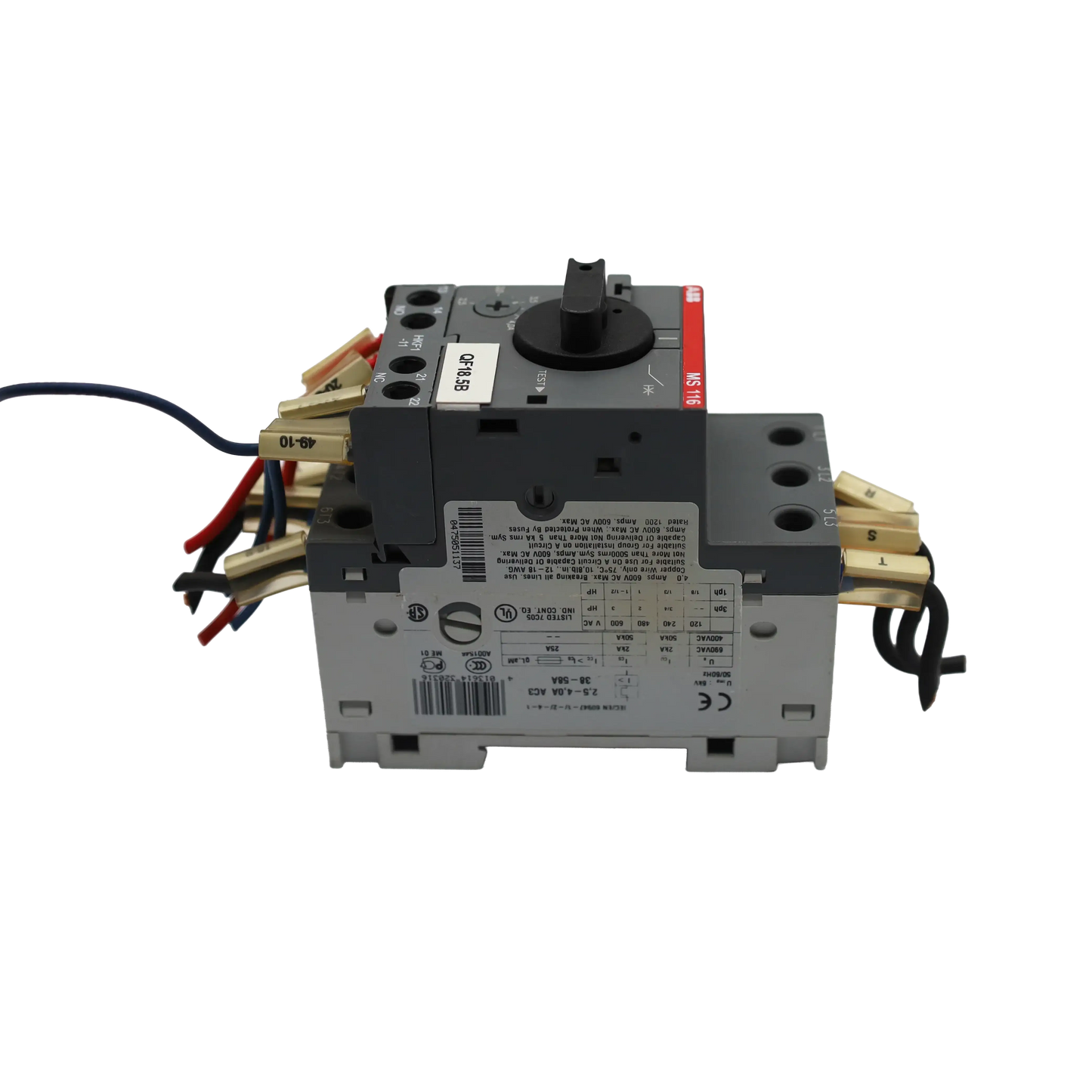 Motor protection circuit breaker 2.5–4.0 A MS116 - ABB (ELEP0887)