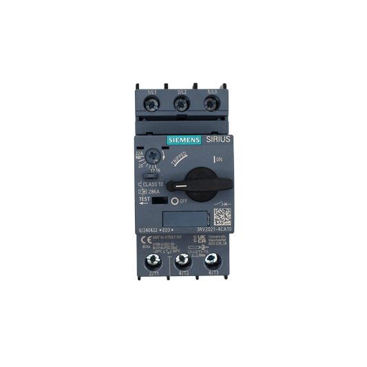 Disjoncteur 3x25 A S0 17-22 A 50KA VT - Siemens Italia (3RV2021-4CA10)