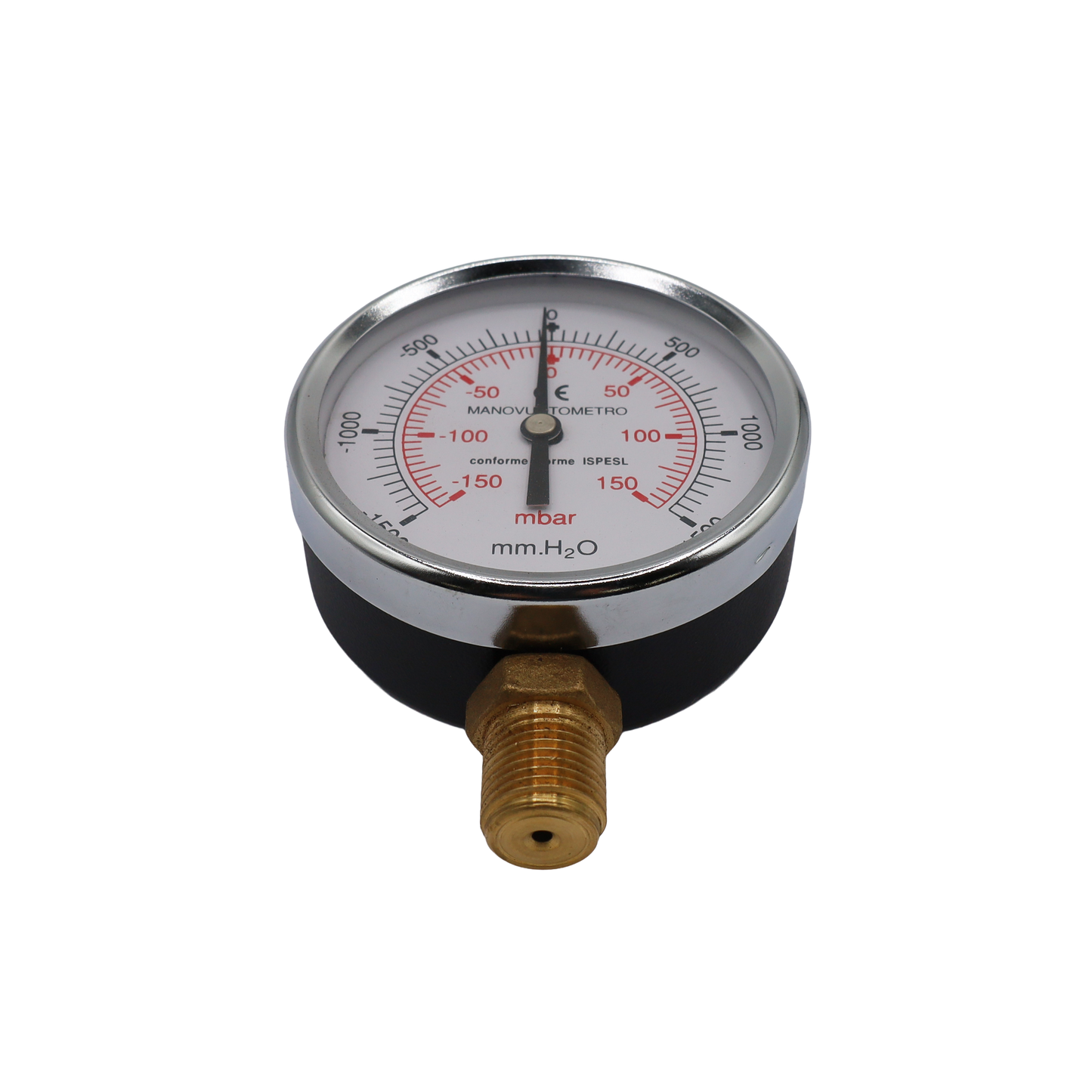 Manometr D100 1/2" RAD150+150mbar SEC - Rubix s.p.a. (QMAVUOD100150150)