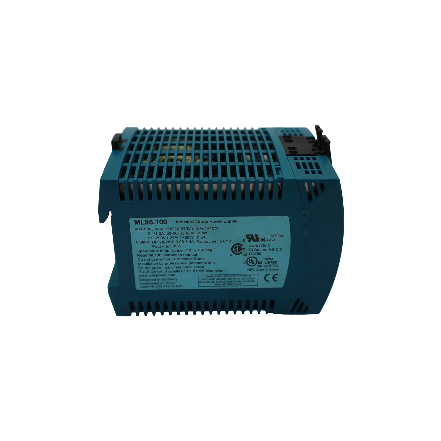 Alimentation Plus 100W 24Vcc - Hug engineering italia s.r.l. (60.000.042)