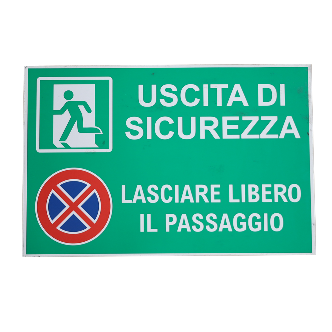 Notausgang-Schild