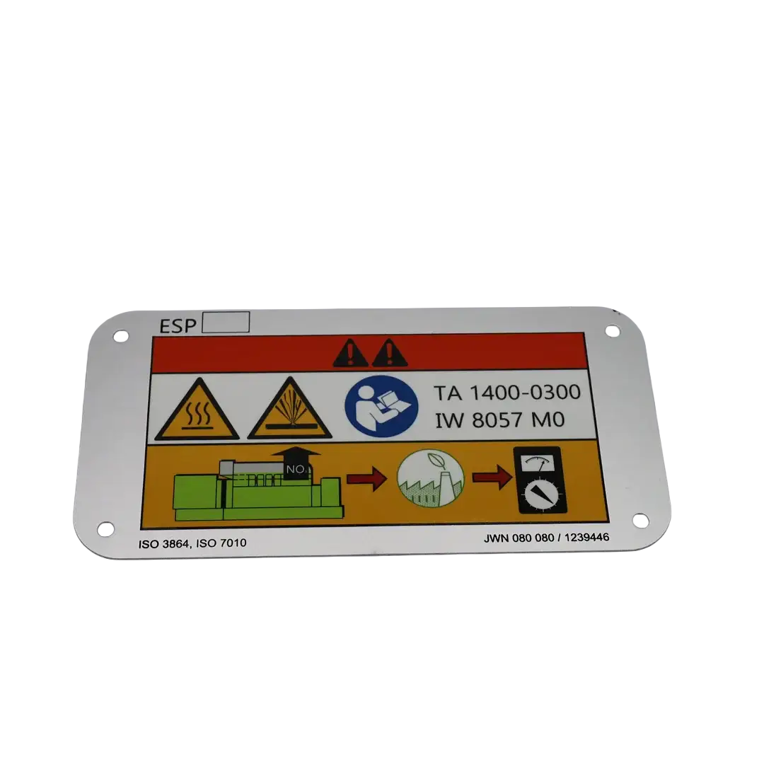 Metall-Emissions-Kennzeichenhalterung - Innio Jenbacher (1239446)