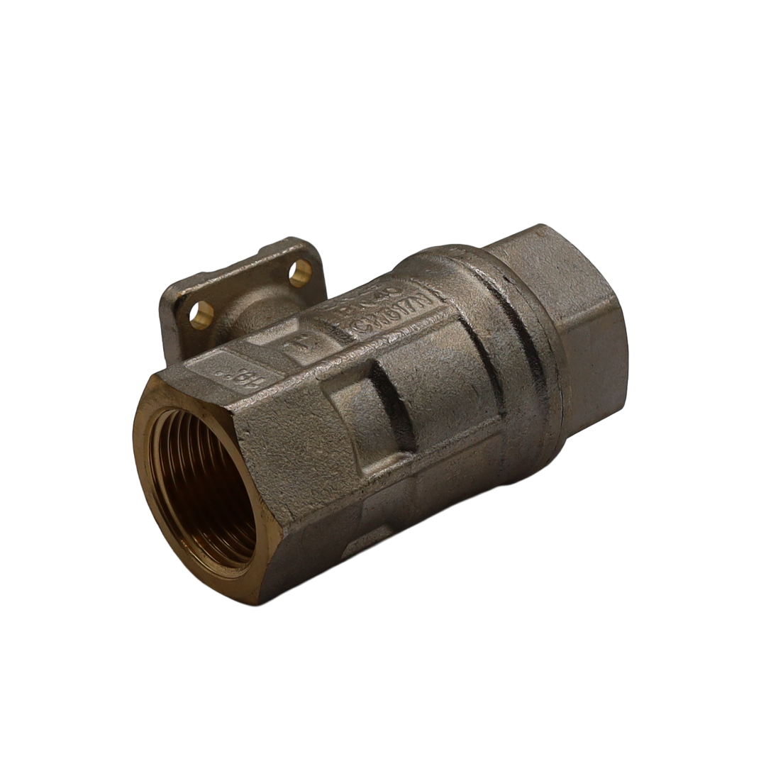 Válvula de bola accionada 1" PN40 roscada H/H conexión inclinada - Idras (570075IDR)