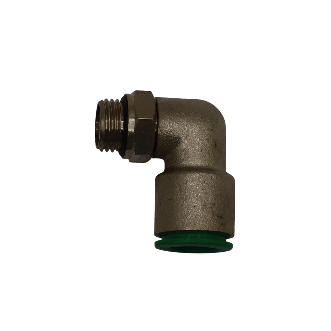 Coude pivotant 90° D 12 mm 1/4" pour tube Rilsan - Rubix (GOGIRIL12X1-4)