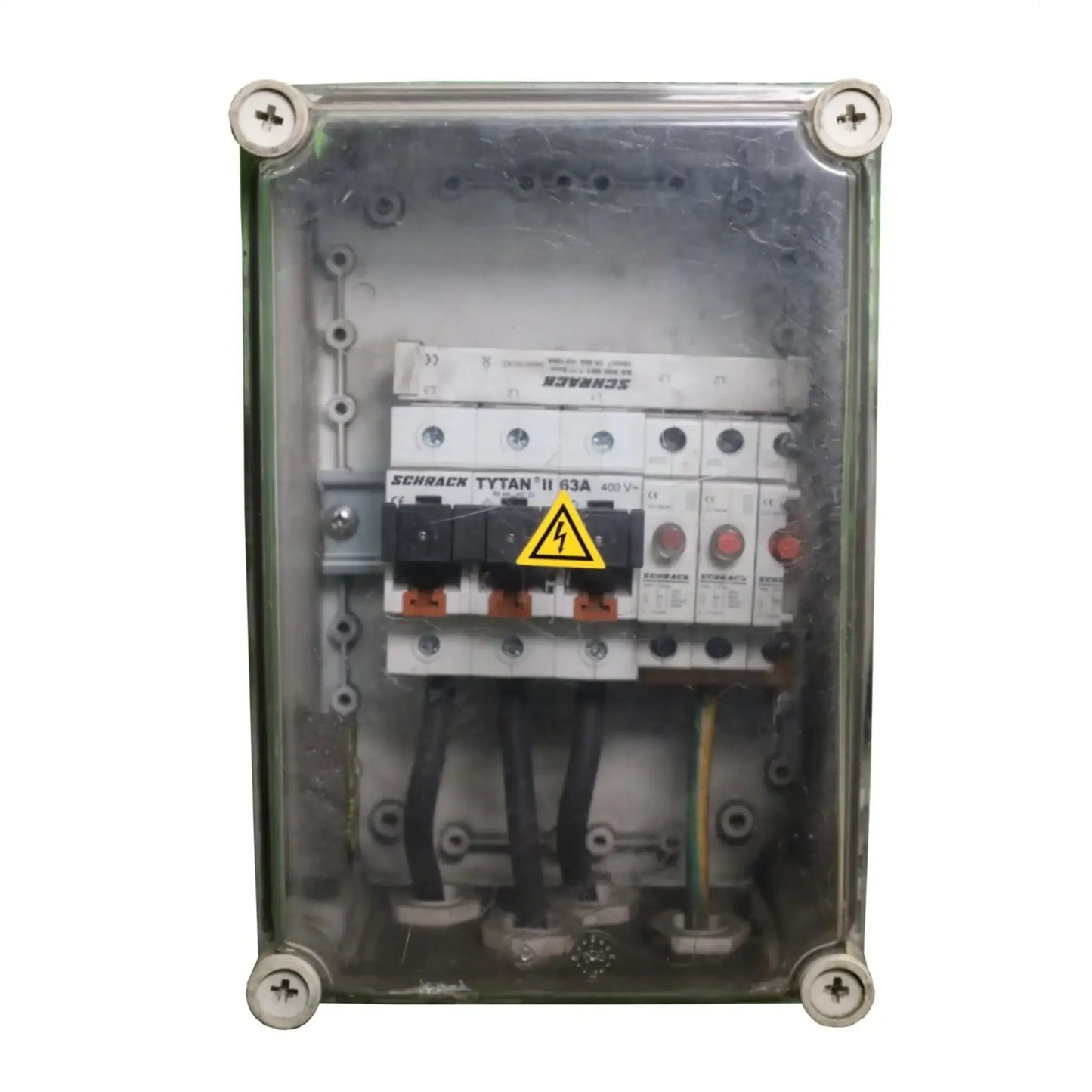 Alternatore Stamford LVSI804S2 trifase con carcassa verde, ventola frontale, alette di raffreddamento e cablaggi sul lato posteriore.