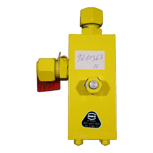 Portafiltro gas precamera RMG905/2 100mb - Innio Jenbacher (1206268)