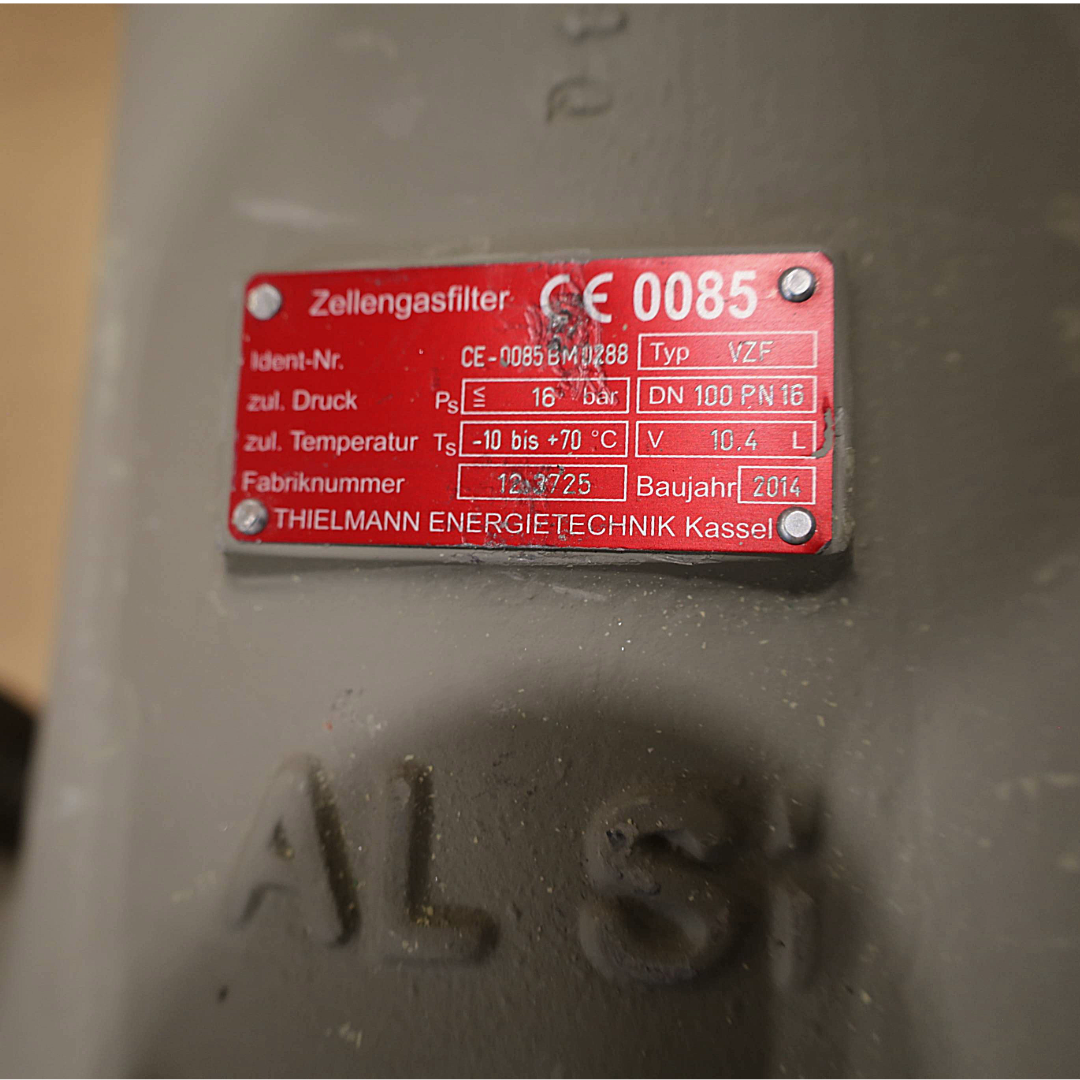 Portafiltro gas DN100 - Innio Jenbacher (222619)