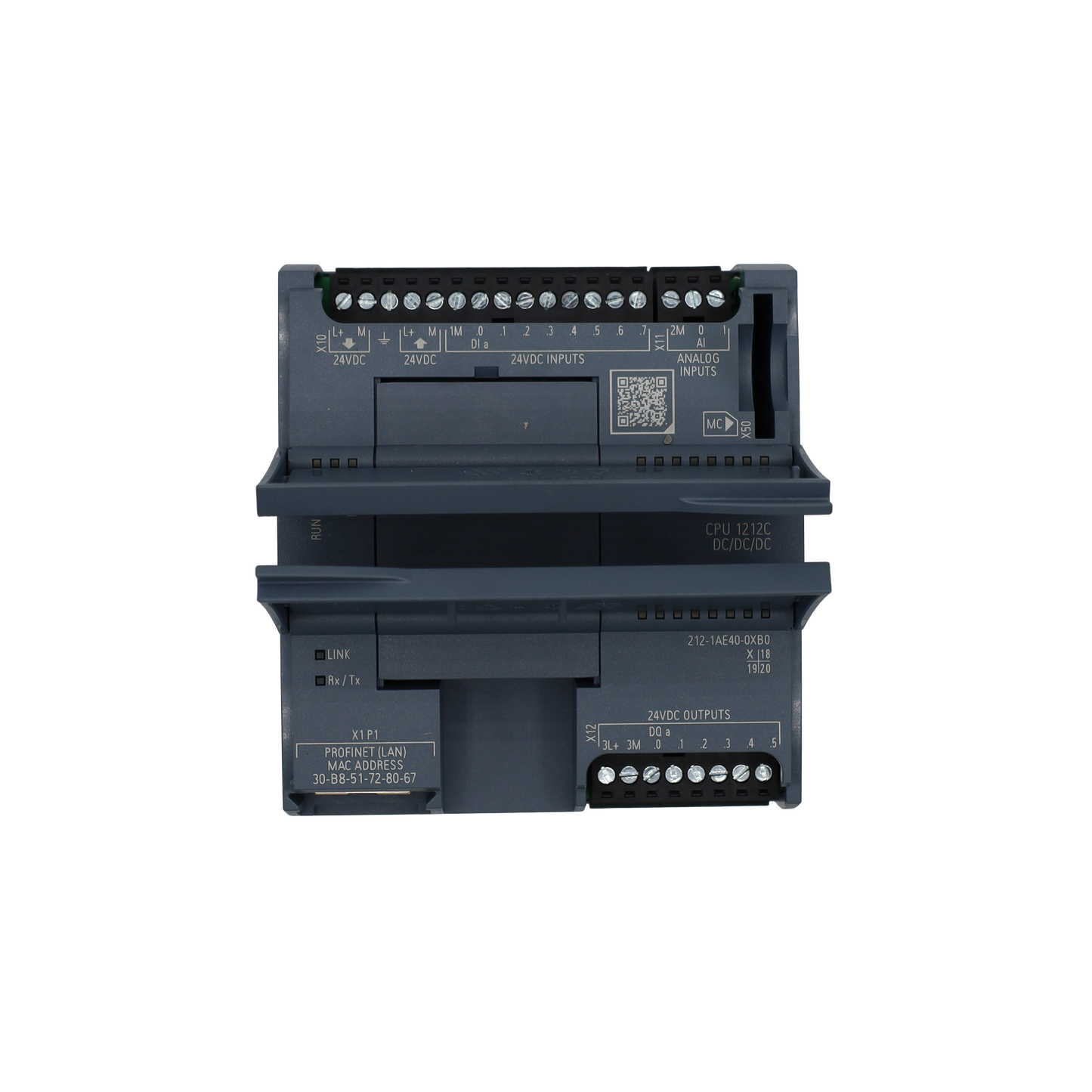 CPU 1200 DC/DC/DC, 8DI/6DO/2AI - Siemens Italia (6ES7212-1AE40-0XB0)