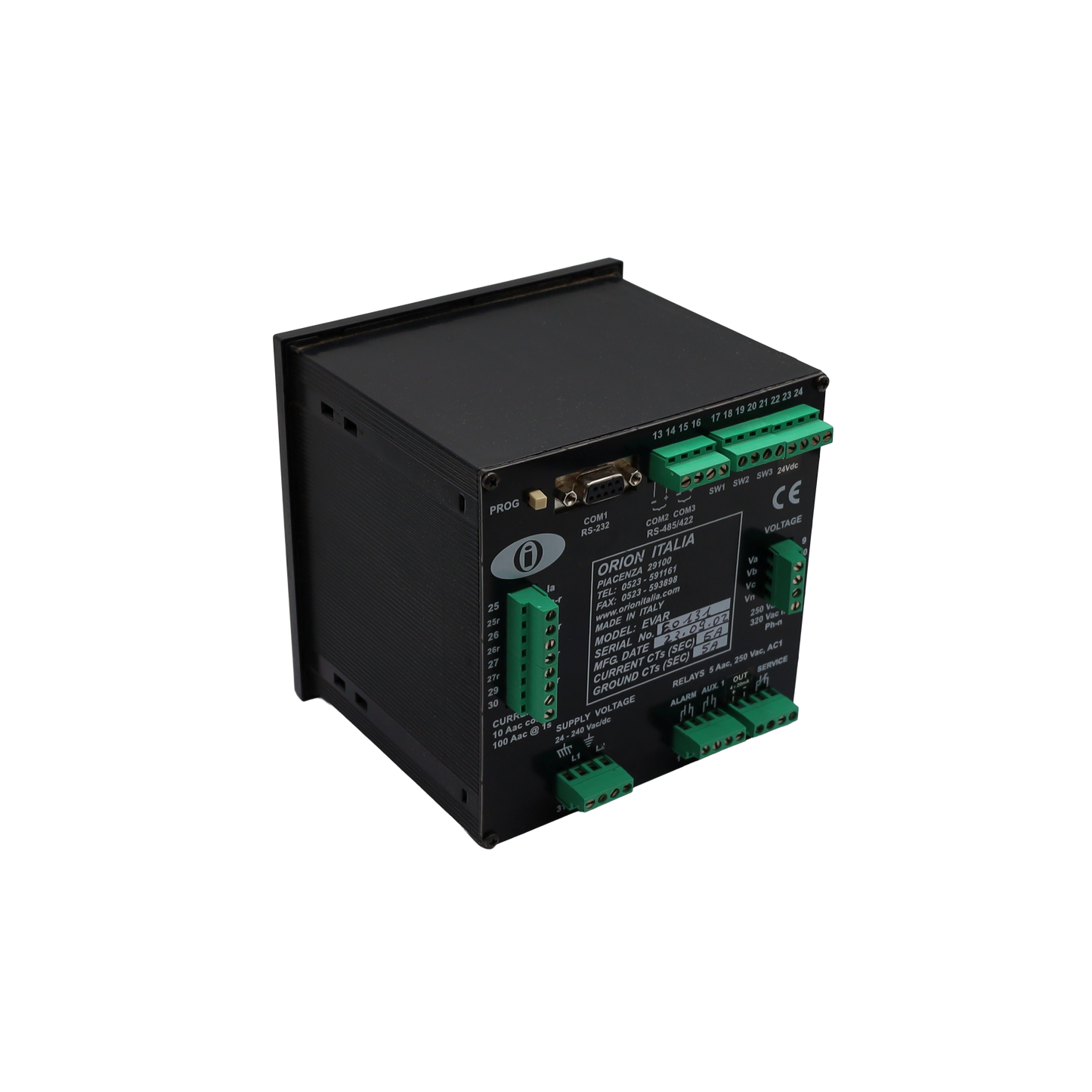 Analizzatore rete EVAR-5 24Vcc 4-20mA - Orion Italia (XXEVAR-5)