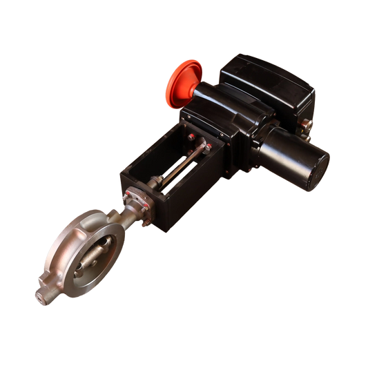 Ebro Armaturen HP111 Absperrklappe DN100 PN10/16 mit Antrieb, geflanscht (10147683)