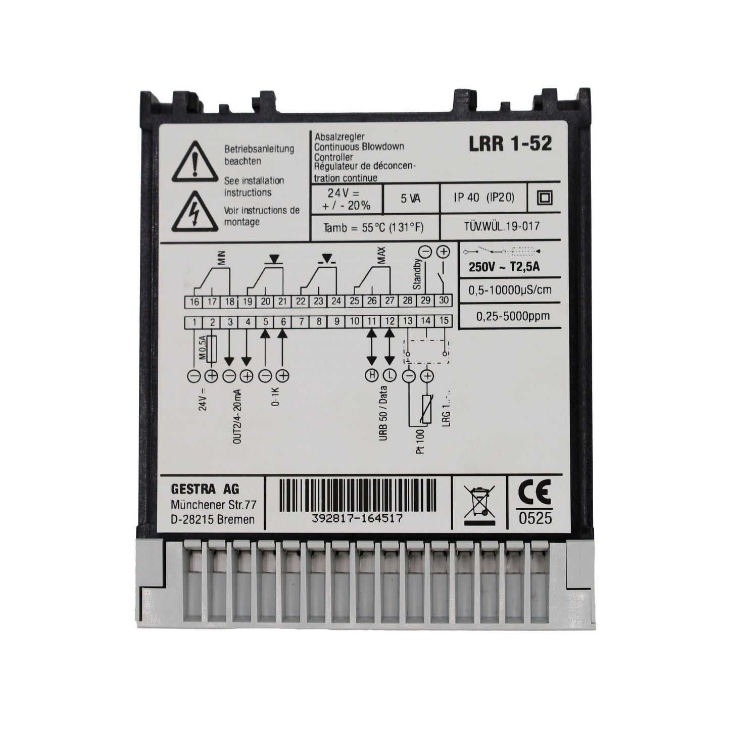 Regulador de conductividad MOD LRR1-52 (REGCONDLRR1-12)