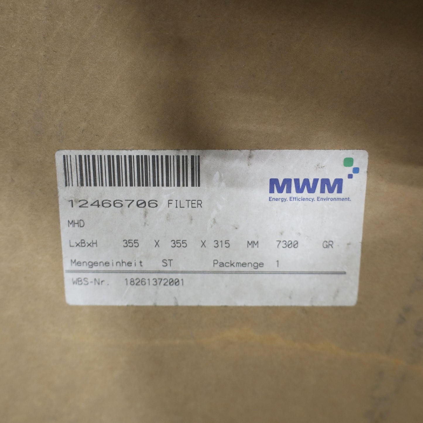 Filtro de desaireación 350x310 TGC2020V12 (12466706)