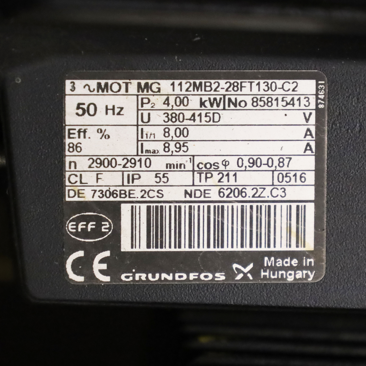 Pompa centrifuga multistadio CR5-29 A-FGJ-A-E-HQQE revisionata - Grundfos