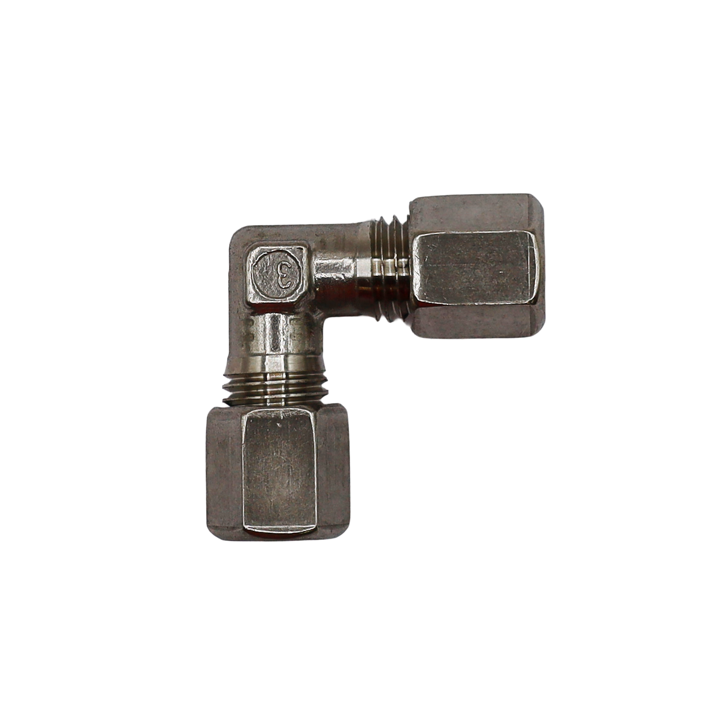 Raccord en L intermédiaire en acier inoxydable 316 pour tube de 6 - Rubix (E22206LX)