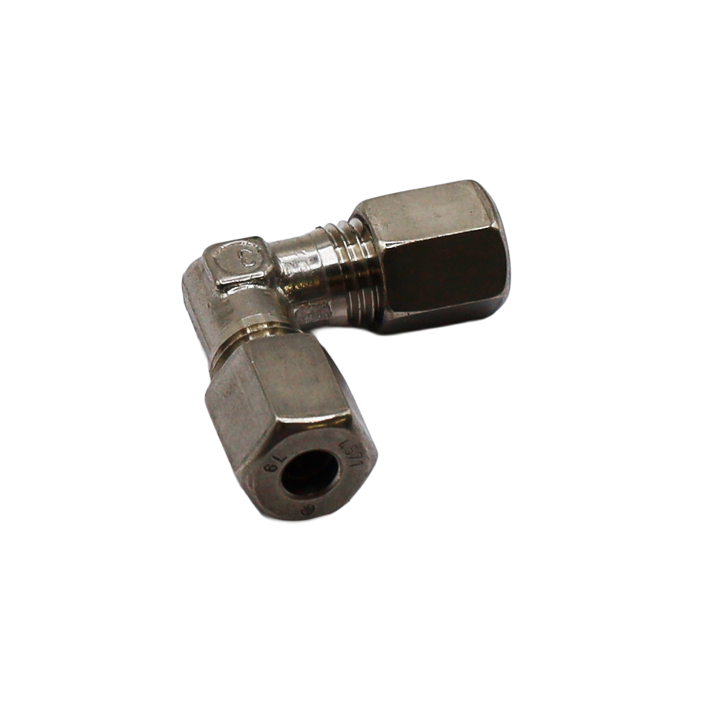 Raccord en L intermédiaire en acier inoxydable 316 pour tube de 6 - Rubix (E22206LX)