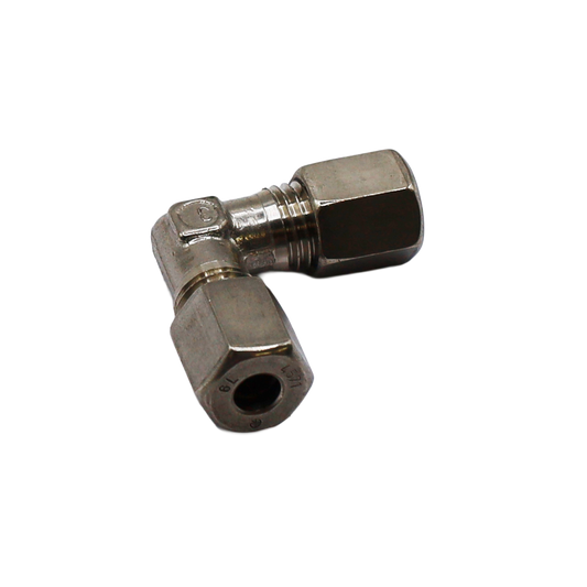 Raccord en L intermédiaire en acier inoxydable 316 pour tube de 6 - Rubix (E22206LX)
