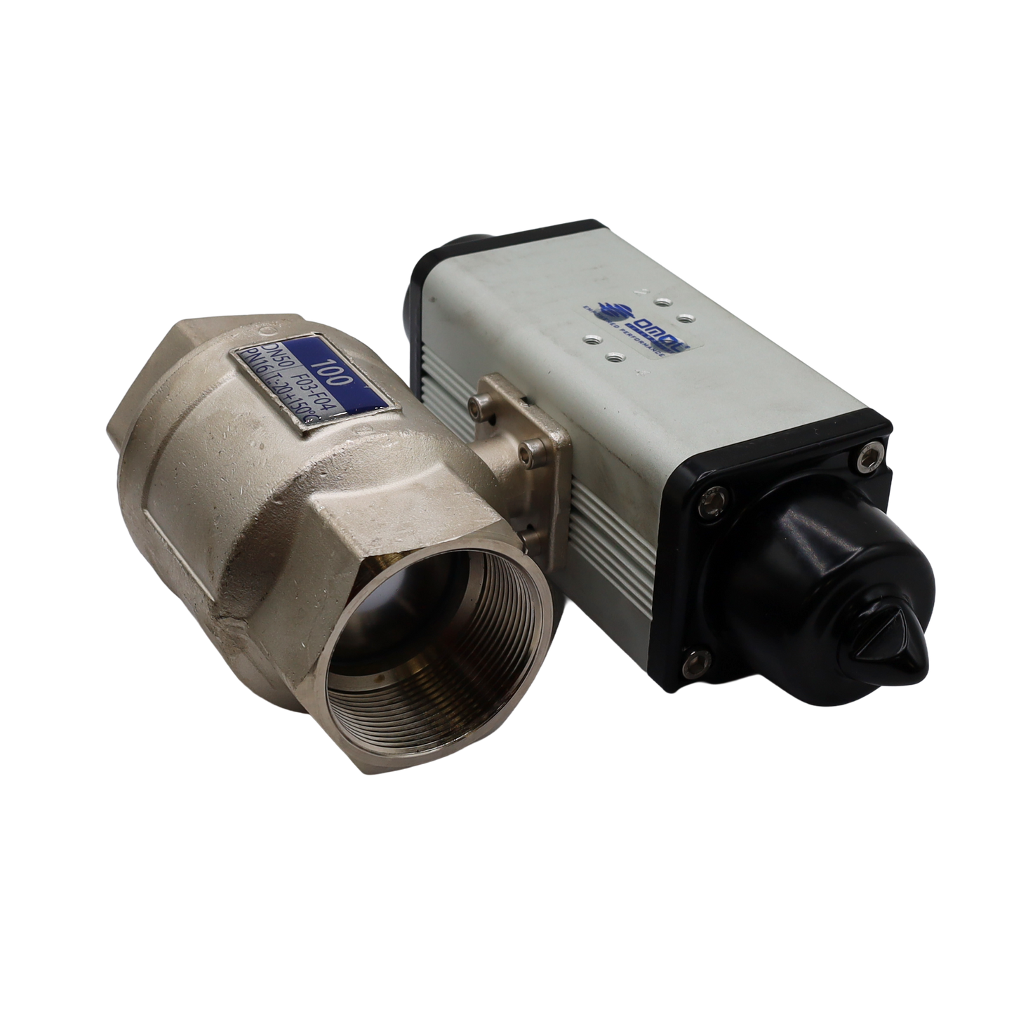 Valvola a sfera 2" PN16 con attuatore pneumatico - Rubix (100-150-055-00009)