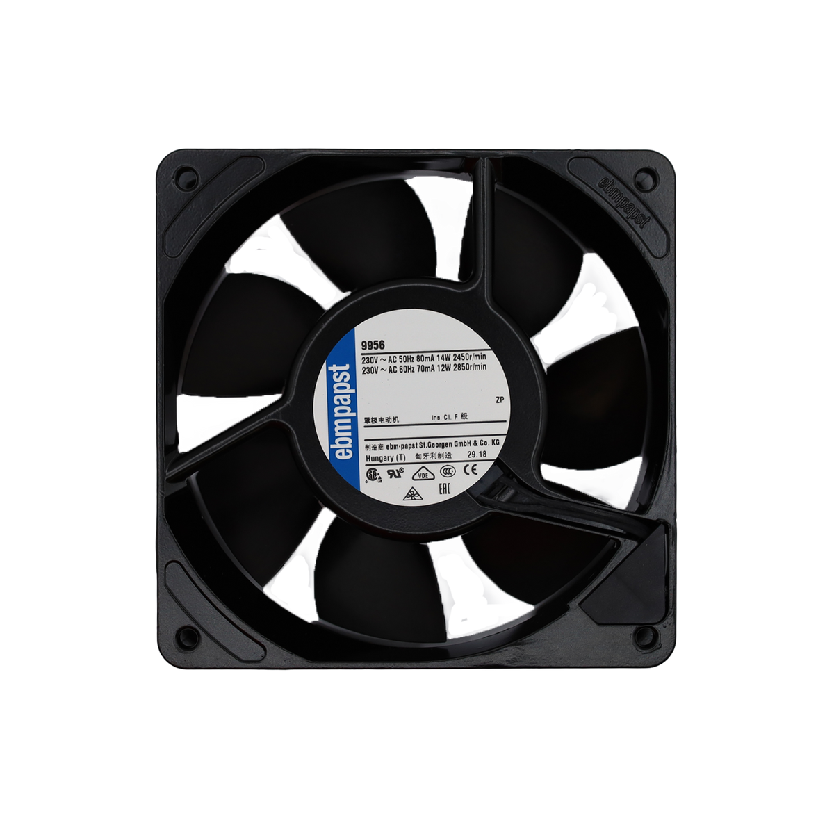Axiallüfter 119 mm, Fördermenge 117 m³/h - Rs Components (09080020KM)