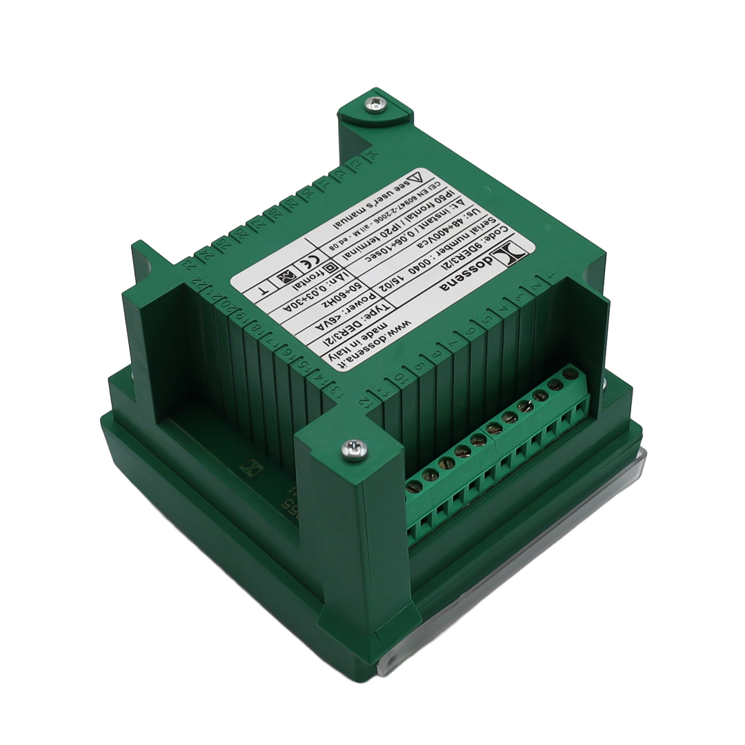 DER3/2I 96x96mm residual current relay with filters - Sacchi Giuseppe (DO9DER32I)