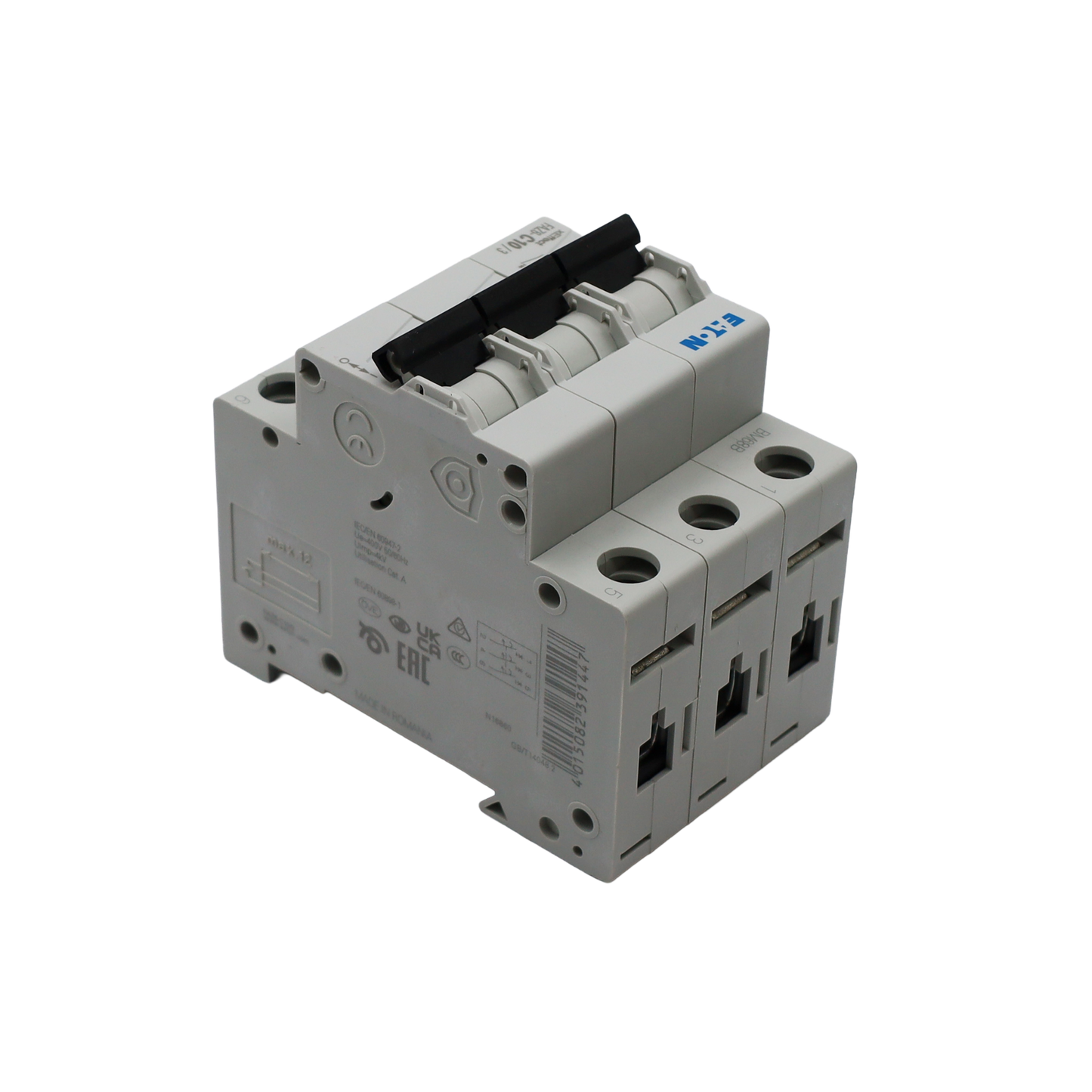 Disjoncteur automatique 10A 6kA PLS6-C10/3-MW - Parker Hannifin (H240245)
