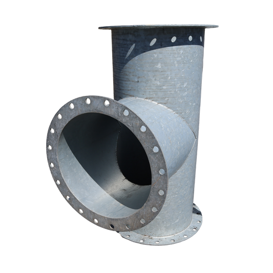 DN600 Three-Way Flanged Fitting