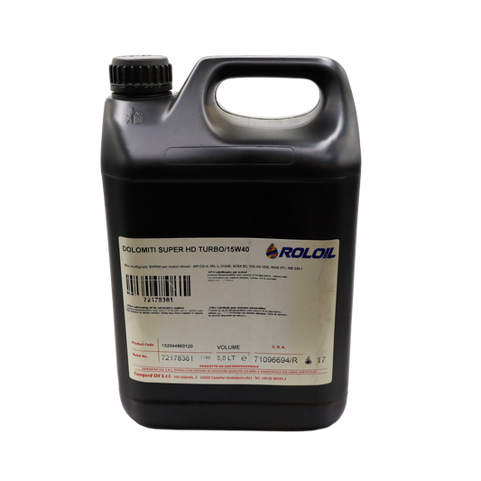 Olio motore Dolomiti HD turbo 15W40 5L - Nuova utma (MOTEL90-3-4KW_R)