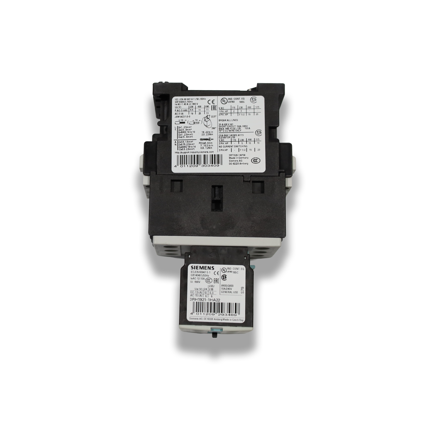 Contattore aria Siemens 3RT1026-1AP04 (116861)