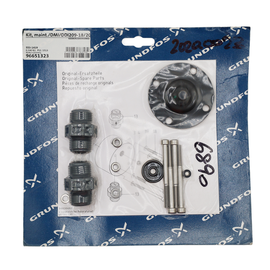 Zestaw membran/uszczelek 14 l/h Grundfos - Hug Engineering Italia (D20200023)