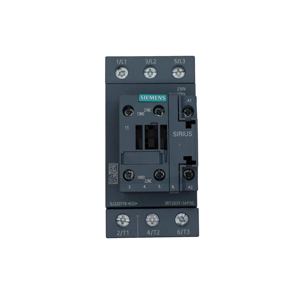 Stycznik S2 30 kW 1Z+1R cewka 230 V AC - Siemens Italia (3RT2037-1AP00)