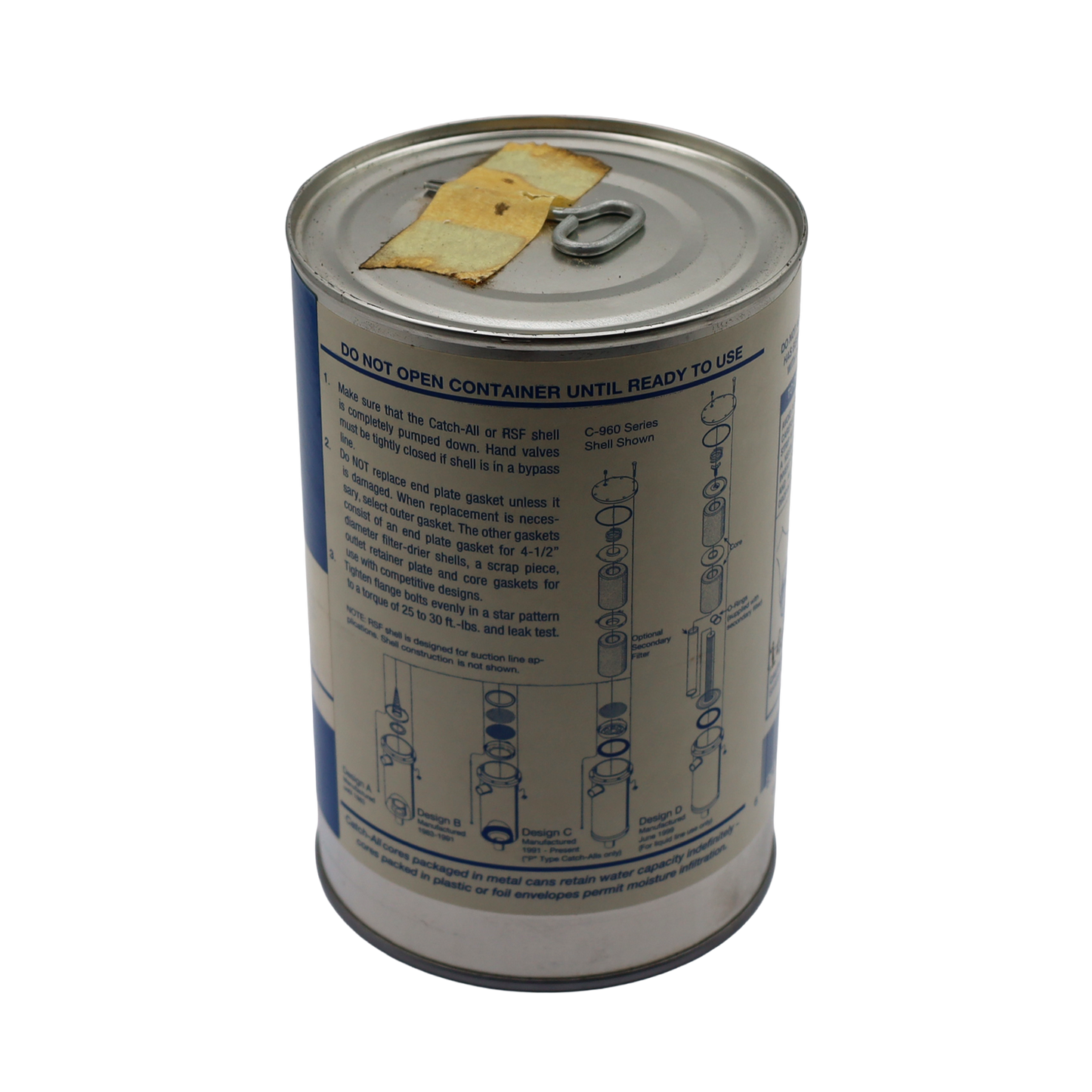 RC-4864 Filter Drier Core for ICE Chiller - Parker Hannifin (H206053)