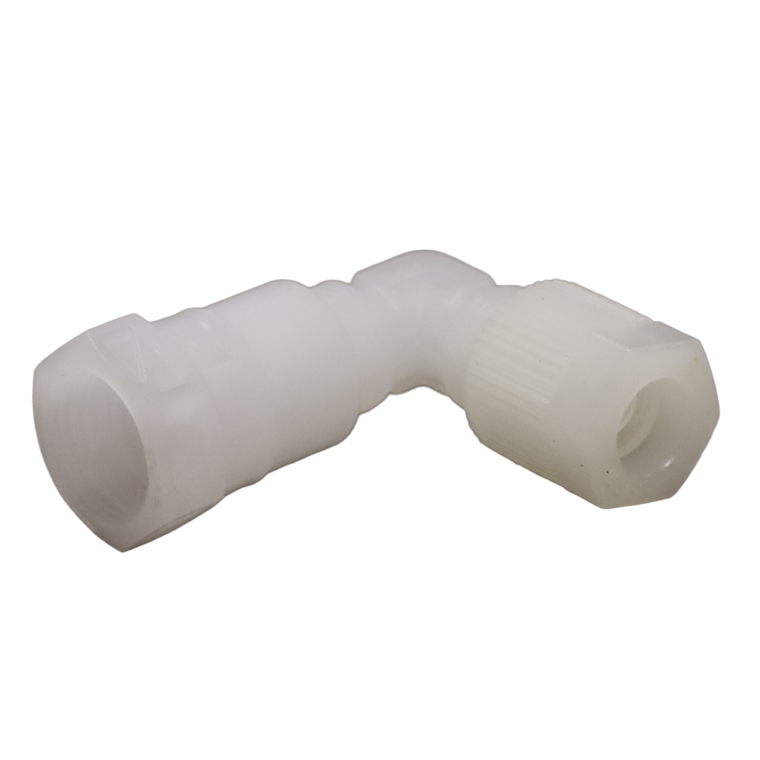 PVDF-Winkelverschraubung, Innengewinde, 1/4"-8 für SCR-System - Serto Italia (1282201170)