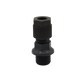Raccordo diritto maschio in pvc 1/4"-8 con ogiva e o-ring per scr - Serto Italia (1681171170)
