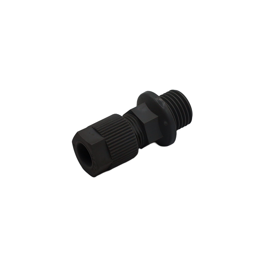 Raccordo diritto maschio in pvc 1/4"-8 con ogiva e o-ring per scr - Serto Italia (1681171170)