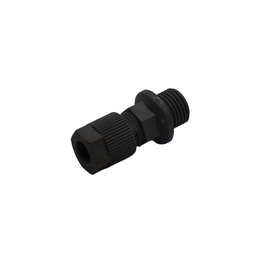 Raccordo diritto maschio in pvc 1/4"-8 con ogiva e o-ring per scr - Serto Italia (1681171170)