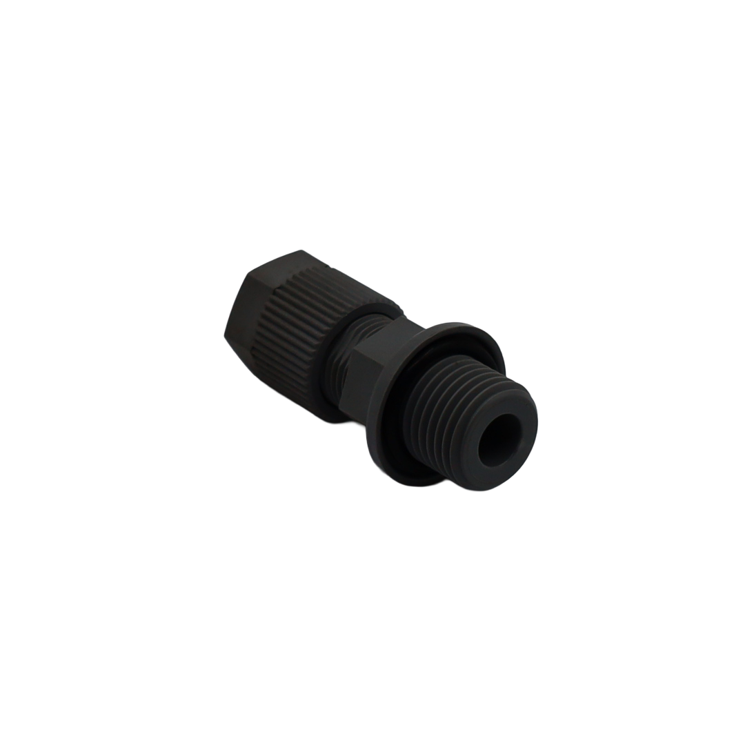 Raccordo diritto maschio in pvc 1/4"-8 con ogiva e o-ring per scr - Serto Italia (1681171170)