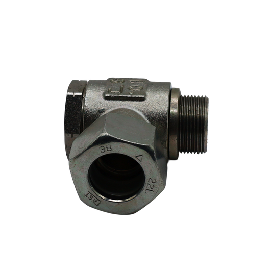 Angle screw fitting M26x1.5 with 22 mm olive - Innio Jenbacher (255226)