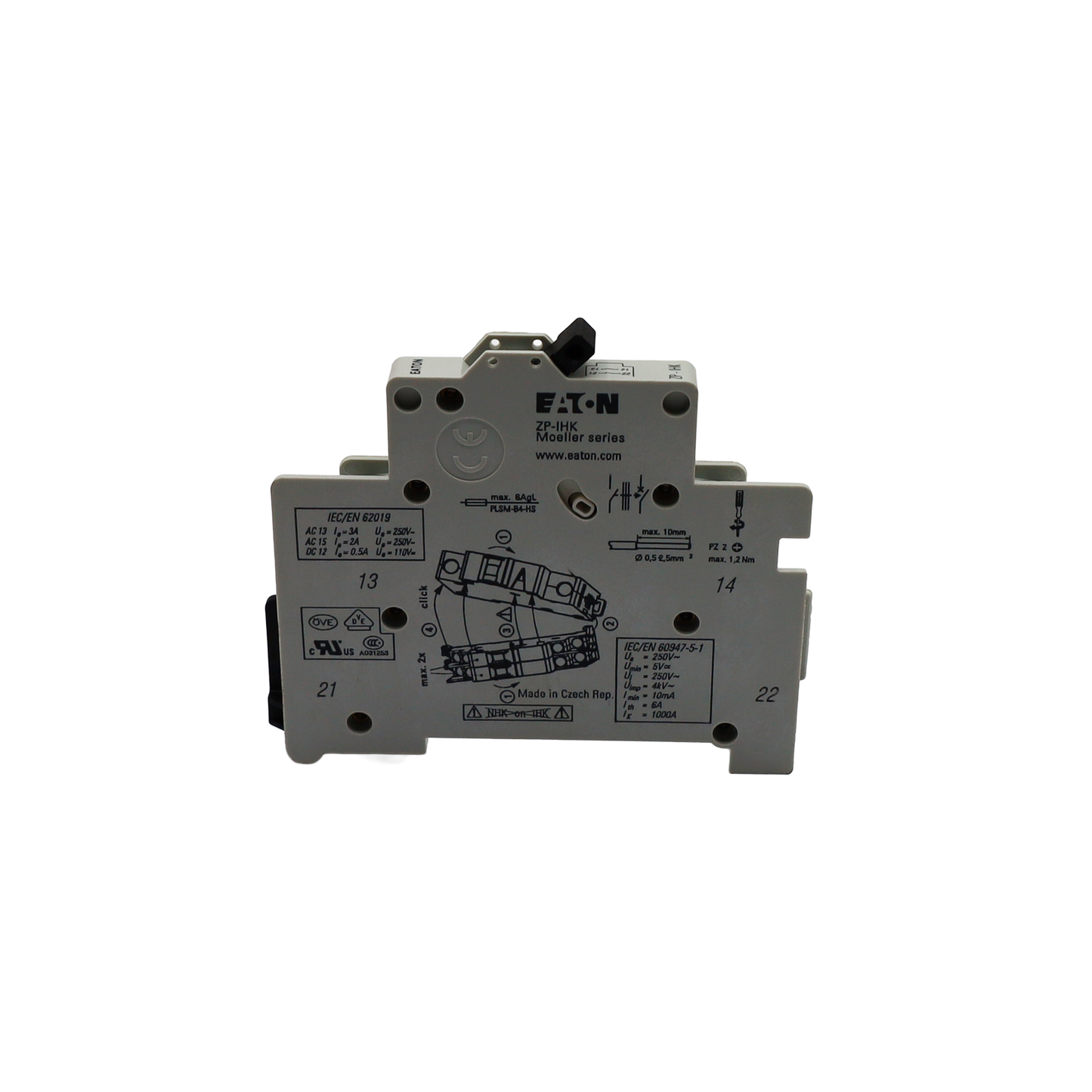 Contatto ausiliario ZP-IHK-1NA per interruttore magnetotermico - Eaton (KM286052)