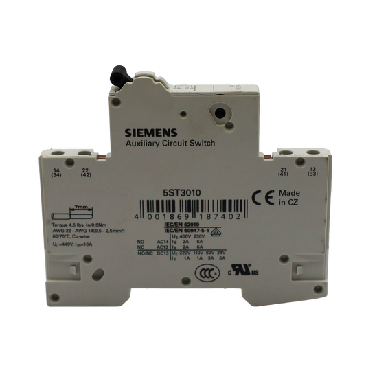 Styk pomocniczy Siemens 5ST3010 - Innio Jenbacher (457481)