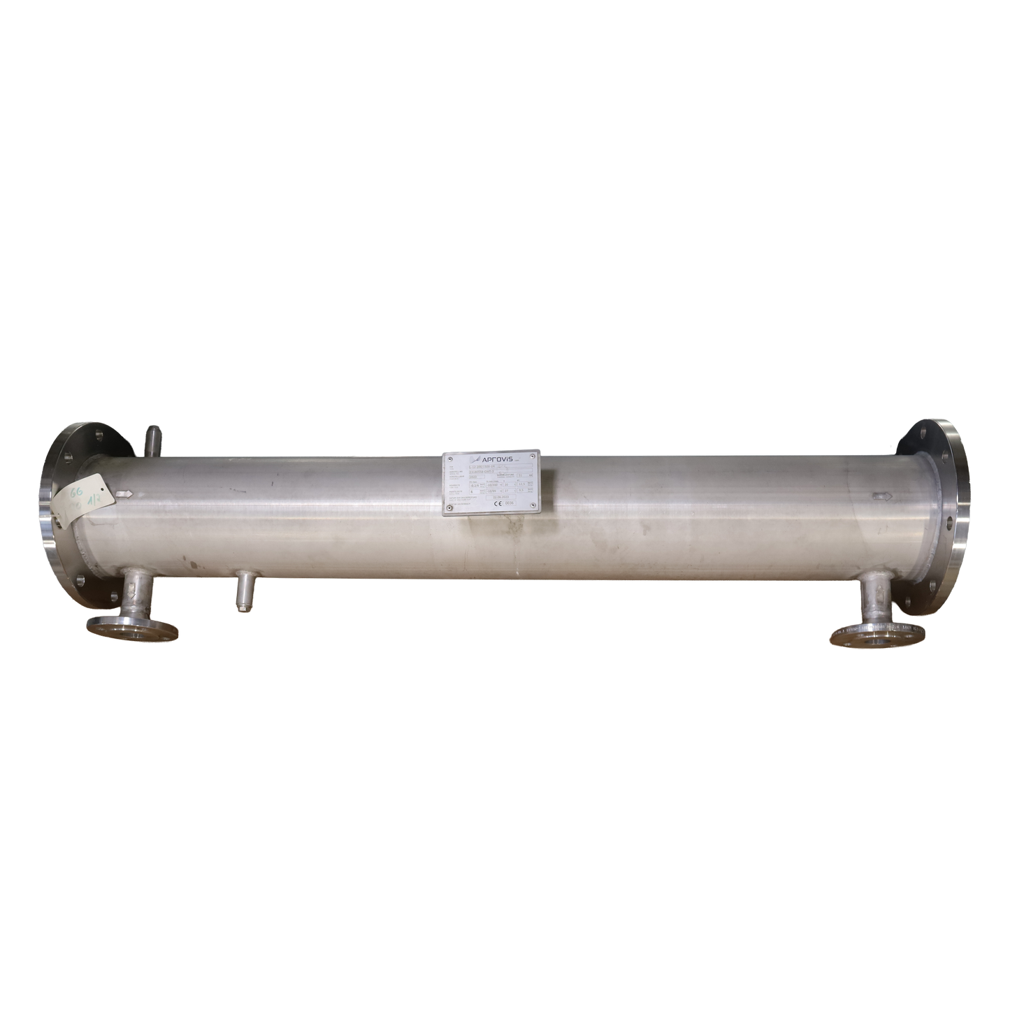 Rohrbündelwärmetauscher für Biogas - Aprovis energy systems italia srl (L-12-200/1500-1H-400-IIS)